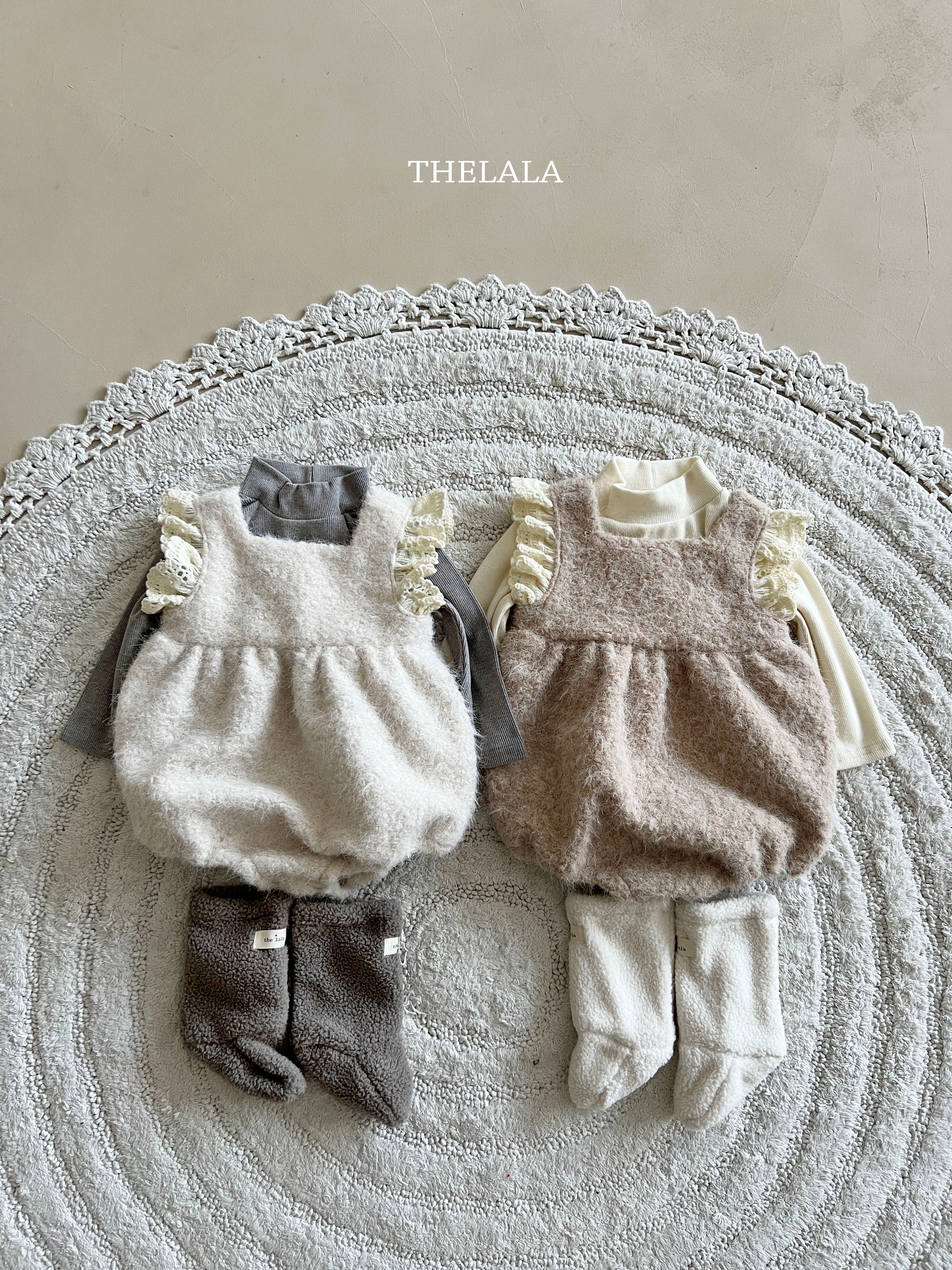 ［thelala］Simply high neck tee