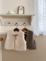 Betty fur ribbon vest