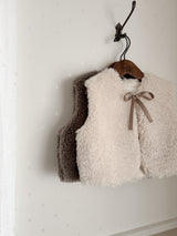 Betty fur ribbon vest