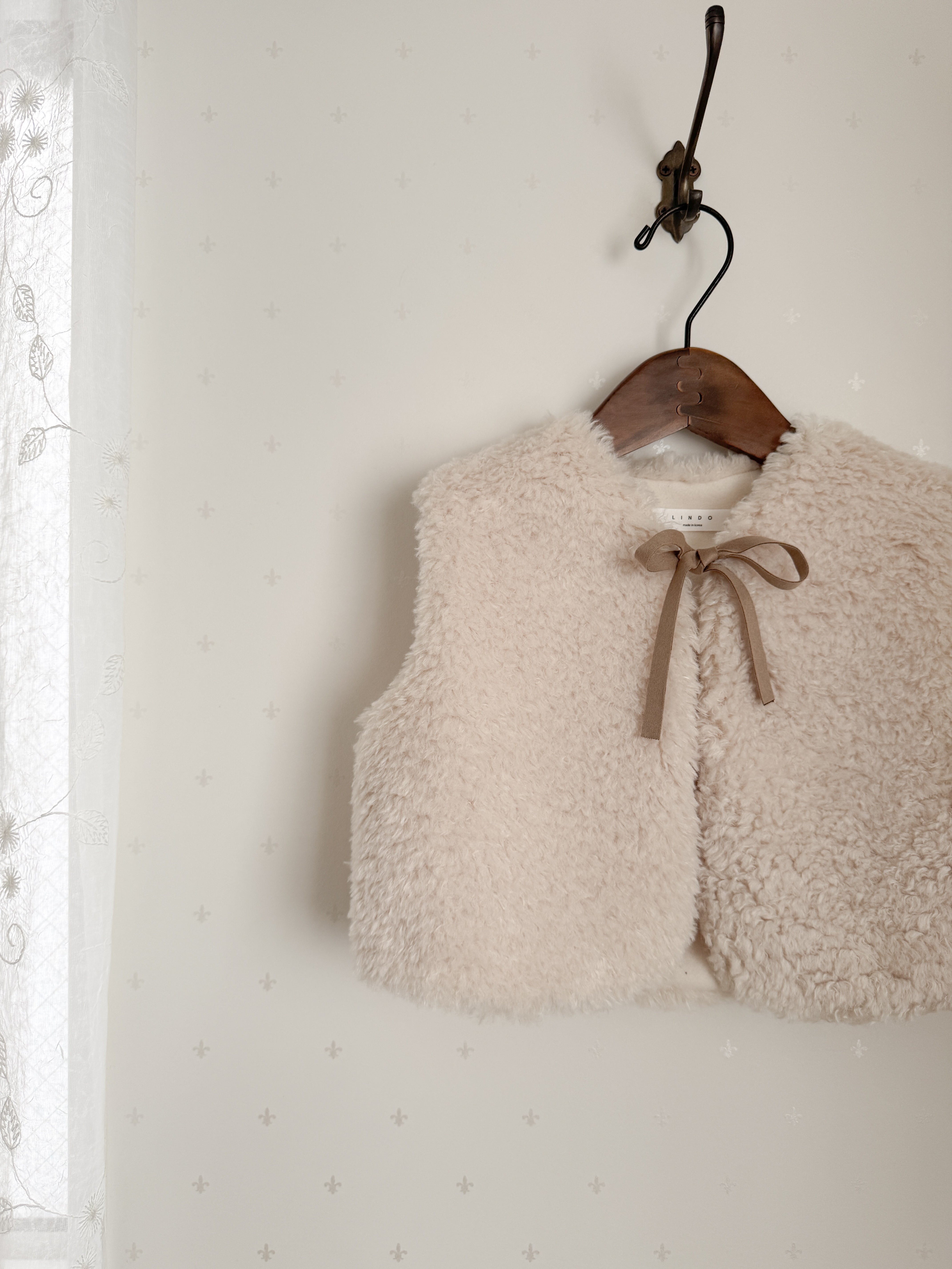 Betty fur ribbon vest