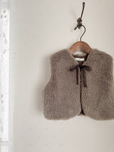 Betty fur ribbon vest