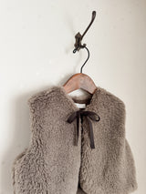 Betty fur ribbon vest