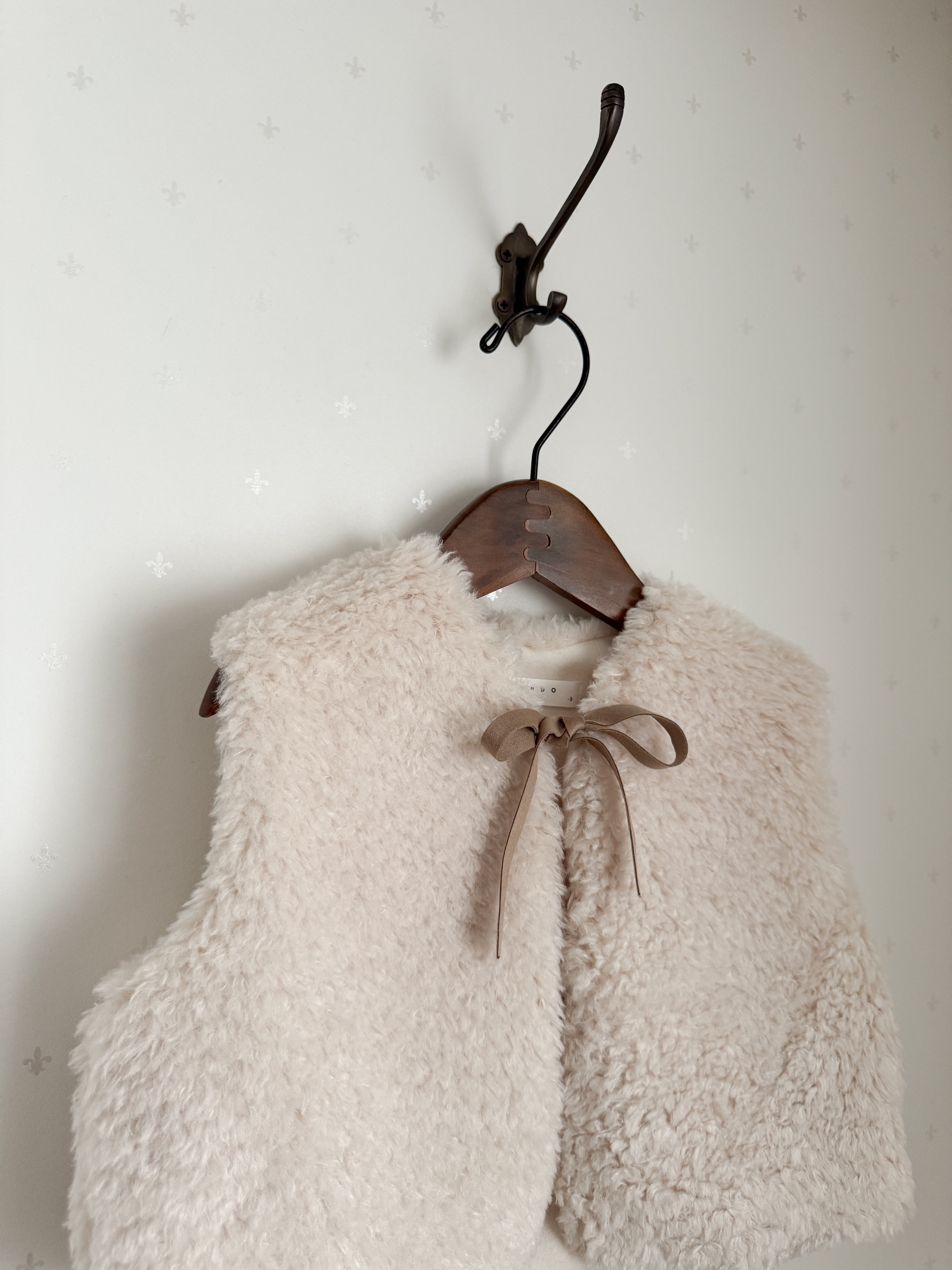 Betty fur ribbon vest