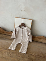 ［thelala］Open knit suit