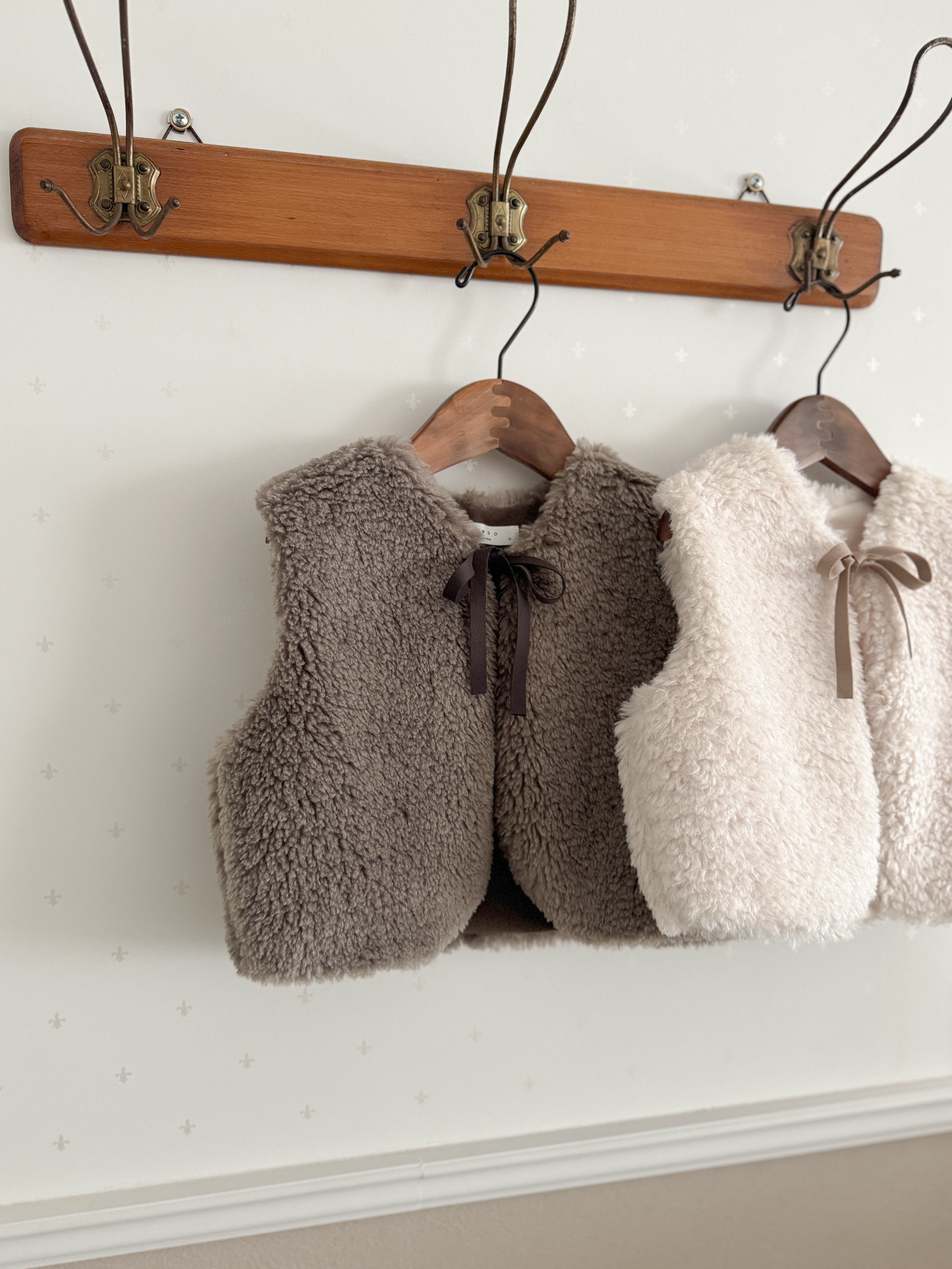 Betty fur ribbon vest