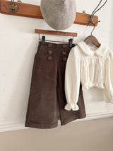 Honey round collar blouse