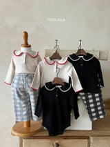 ［thelala］Check bondding pants
