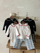 ［thelala］Check bondding pants