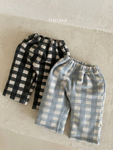 ［thelala］Check bondding pants