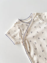 Ail flower newborn rompers