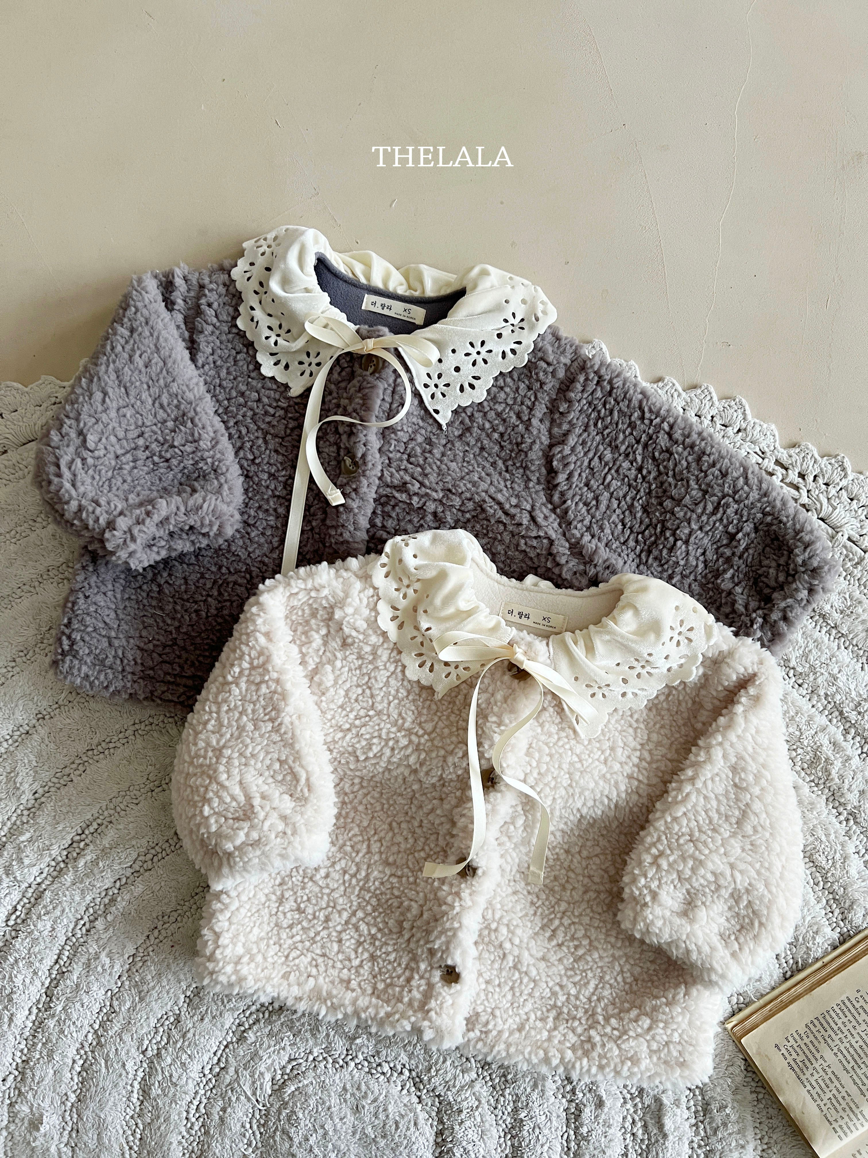 ［thelala］Downy boa jacket