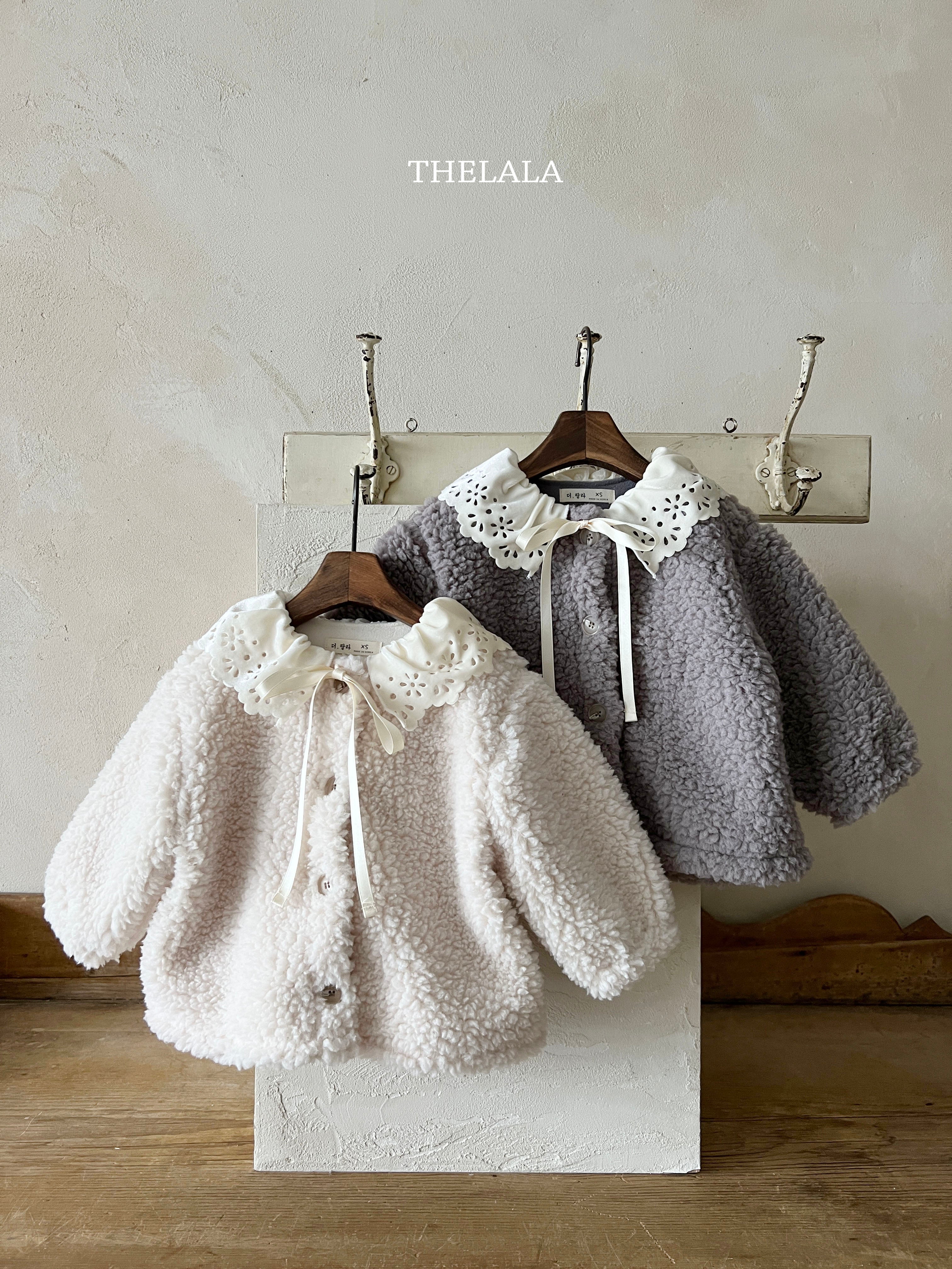 ［thelala］Downy boa jacket