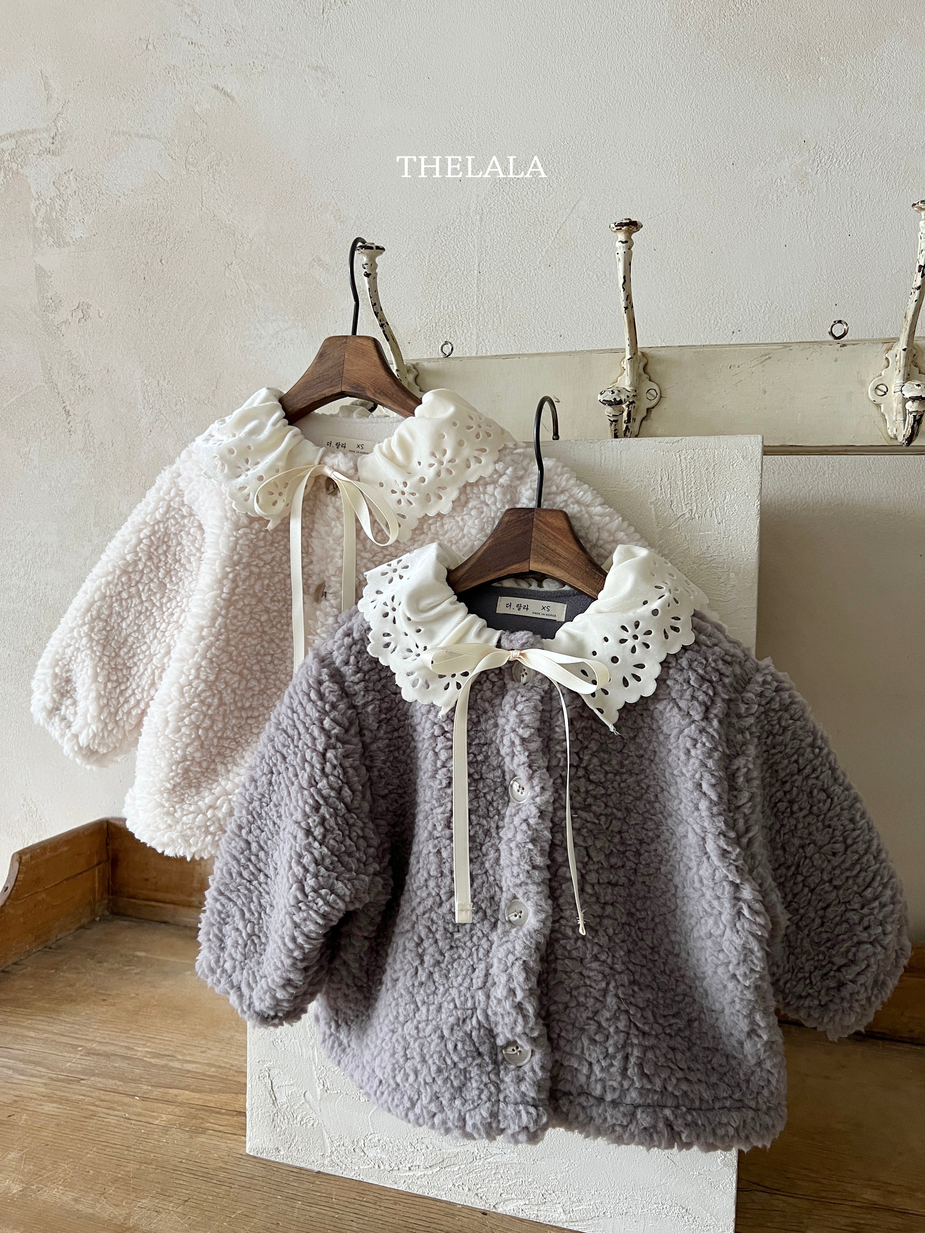 ［thelala］Downy boa jacket
