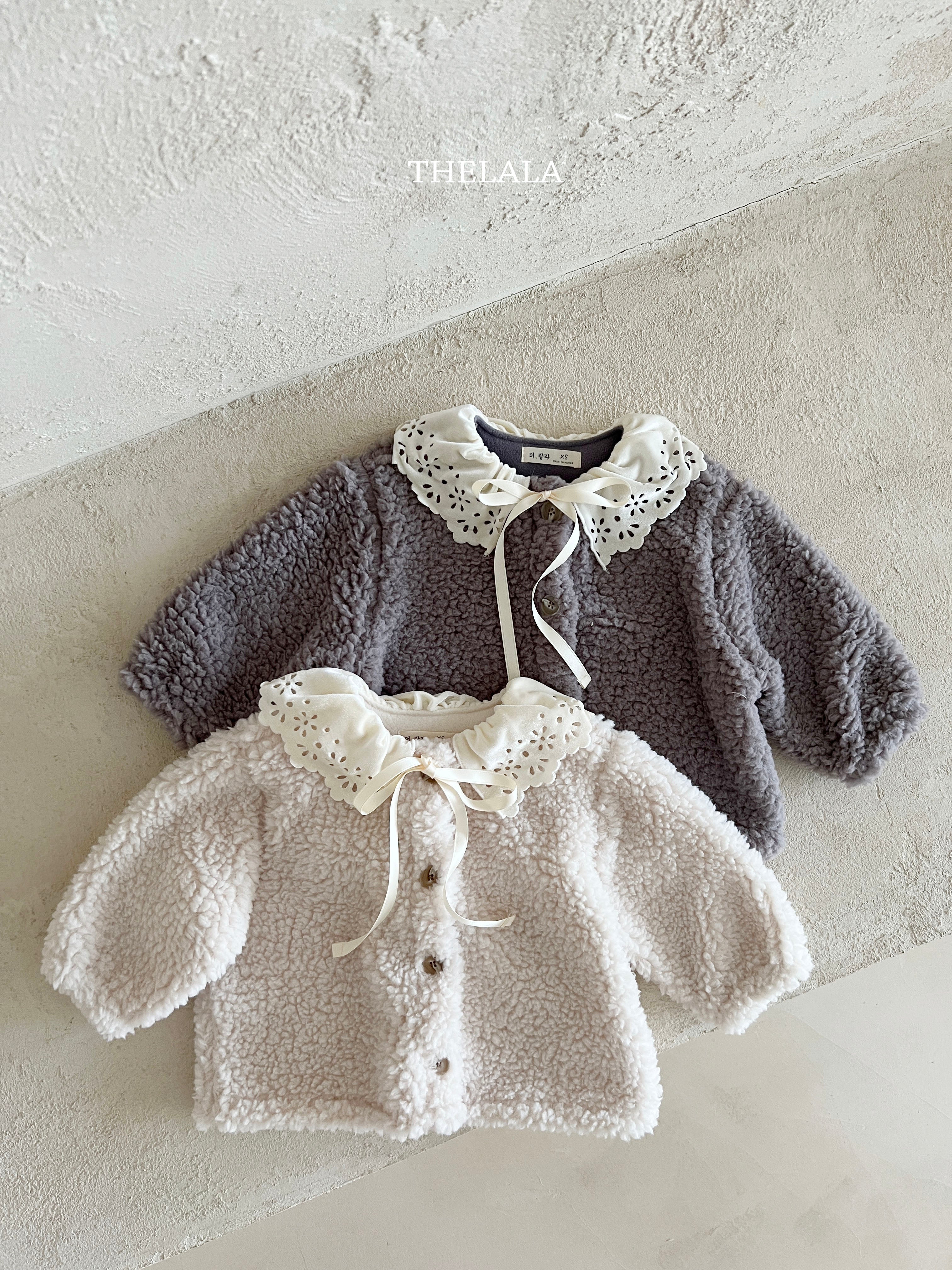 ［thelala］Downy boa jacket
