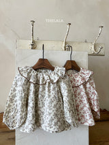 ［thelala］Arum garden blouse