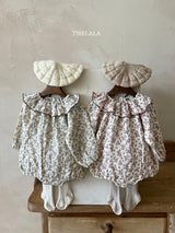 ［thelala］Arum garden rompers