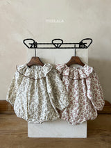 ［thelala］Arum garden rompers