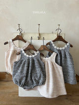 ［thelala］Tweed rompers