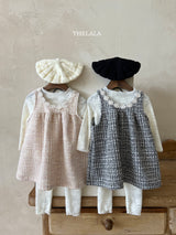 ［thelala］Tweed one-piece