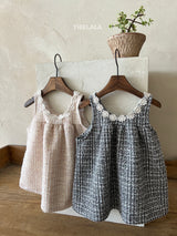 ［thelala］Tweed one-piece