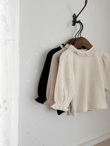 Puff lace tops