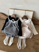 ［thelala］Eyelet collar tops