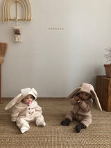 ［thelala］Fleece bunny suit