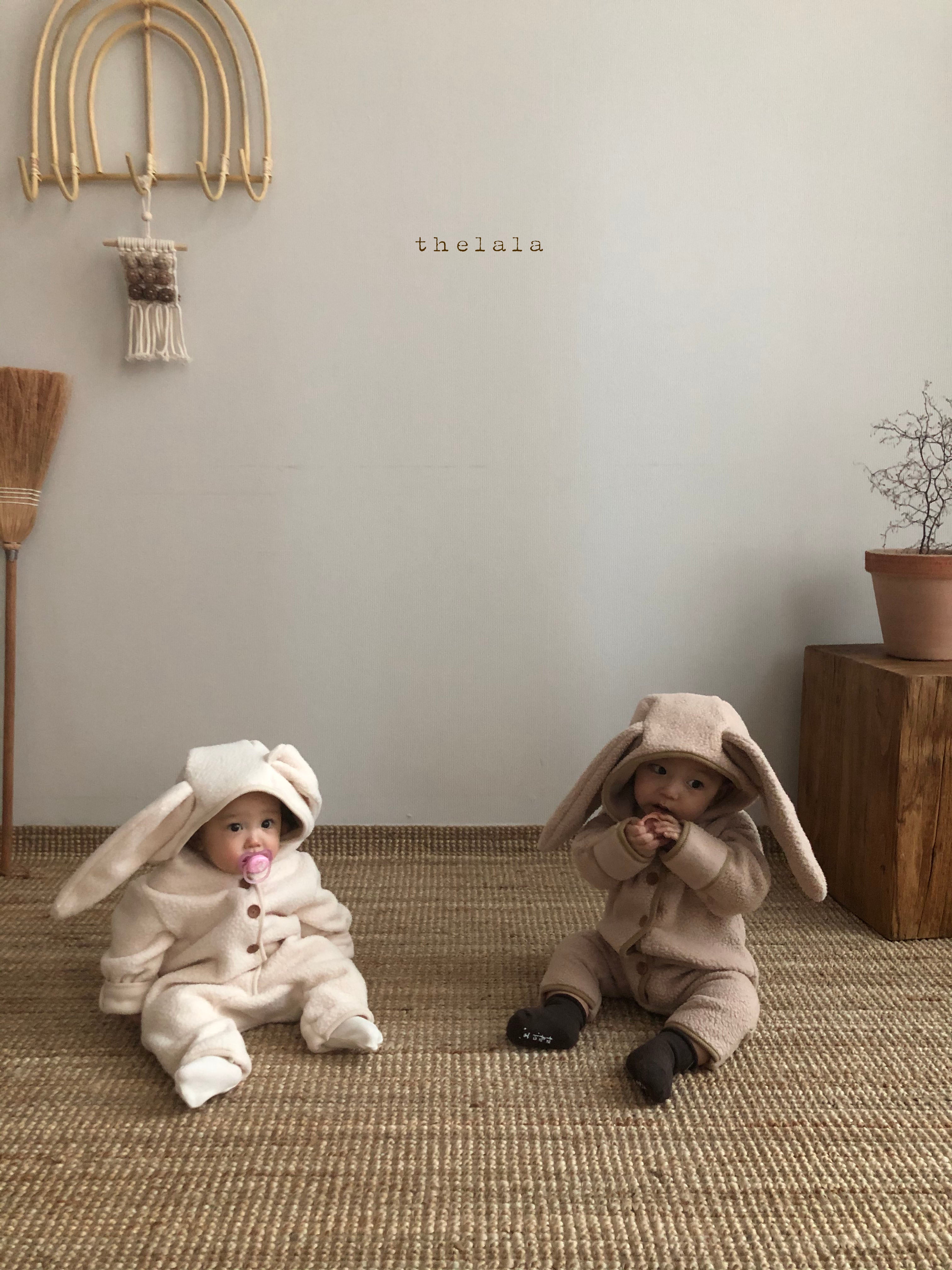 ［thelala］Fleece bunny suit
