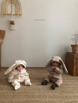 ［thelala］Fleece bunny suit