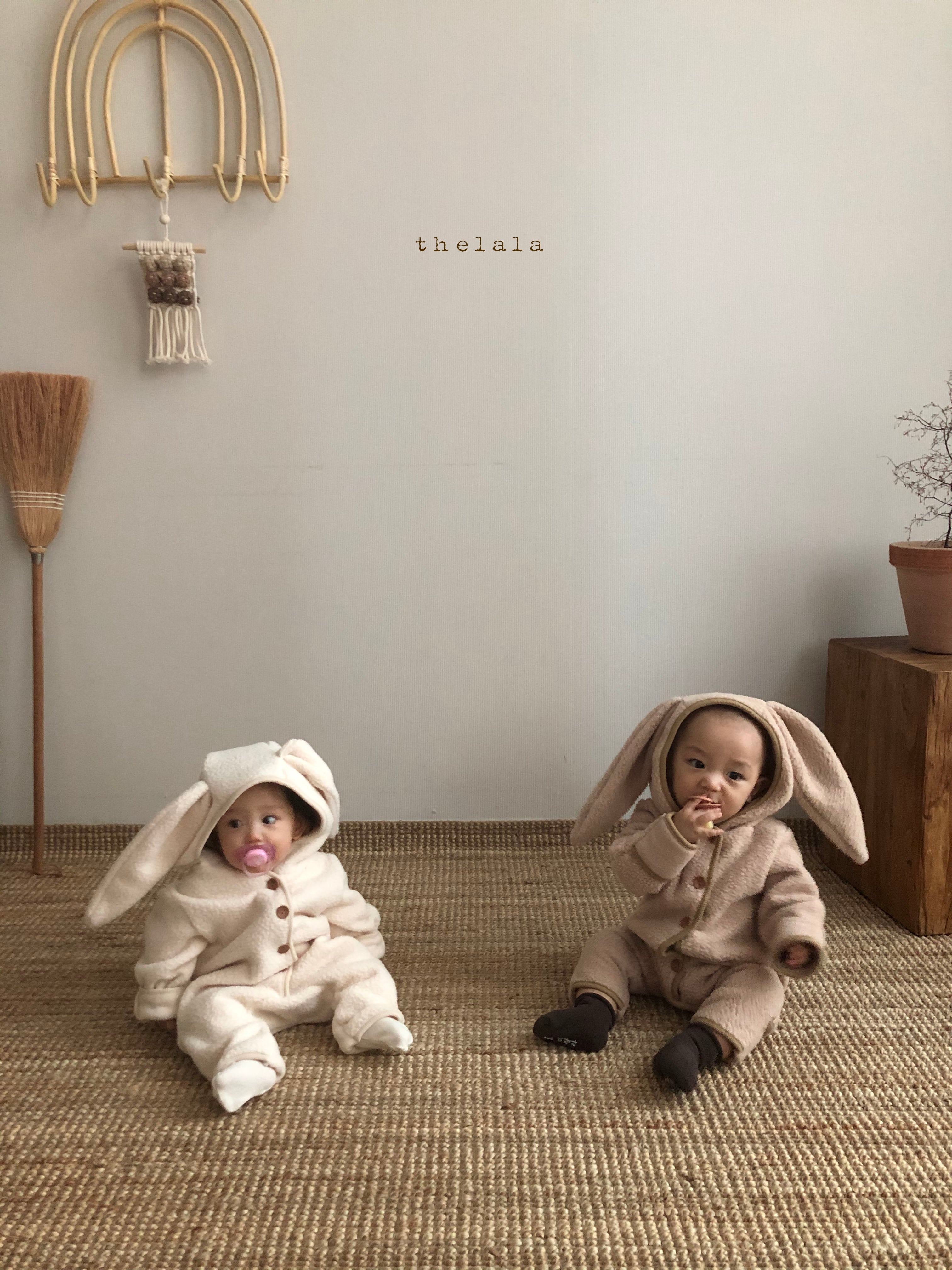 ［thelala］Fleece bunny suit