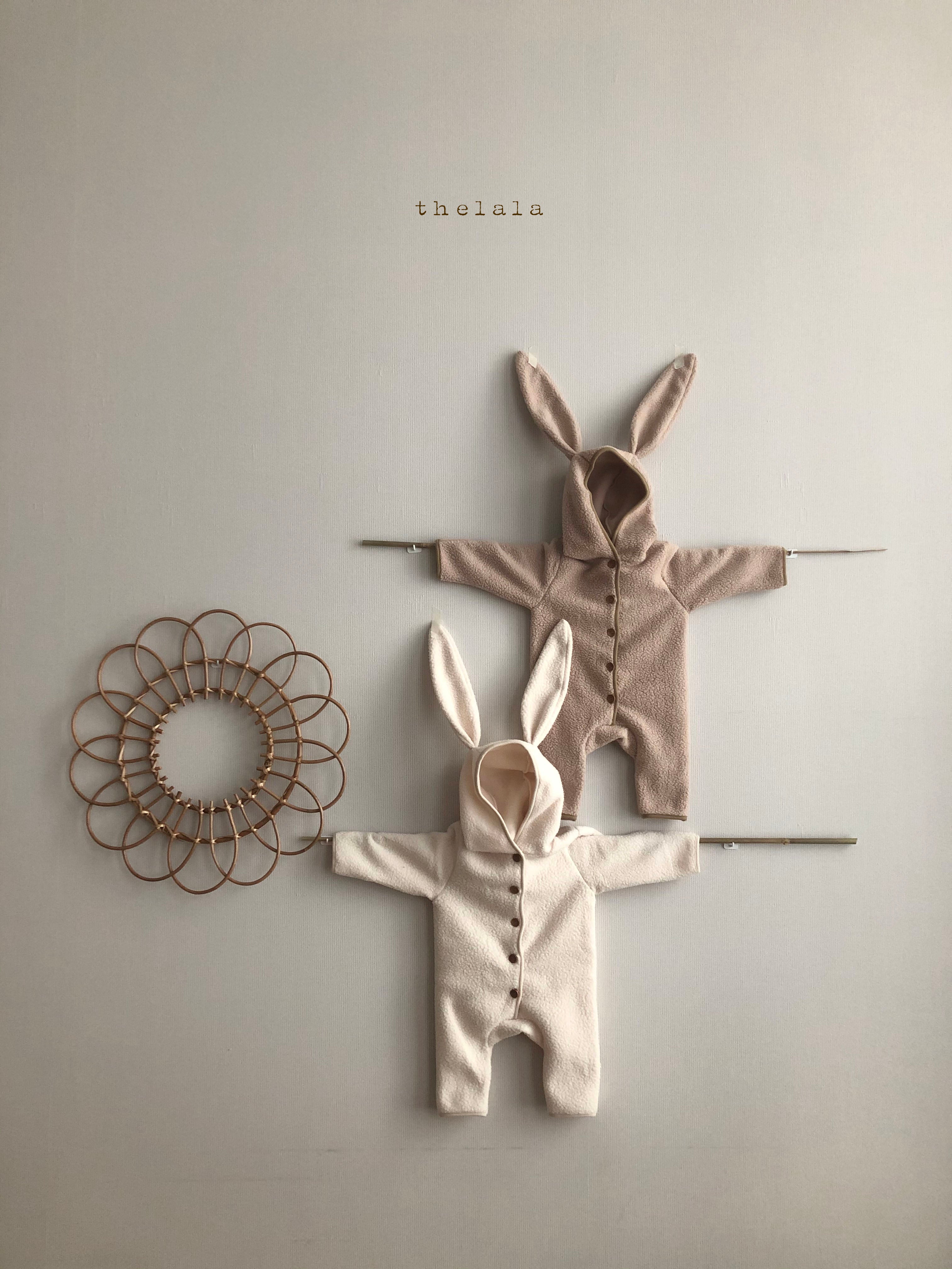 ［thelala］Fleece bunny suit