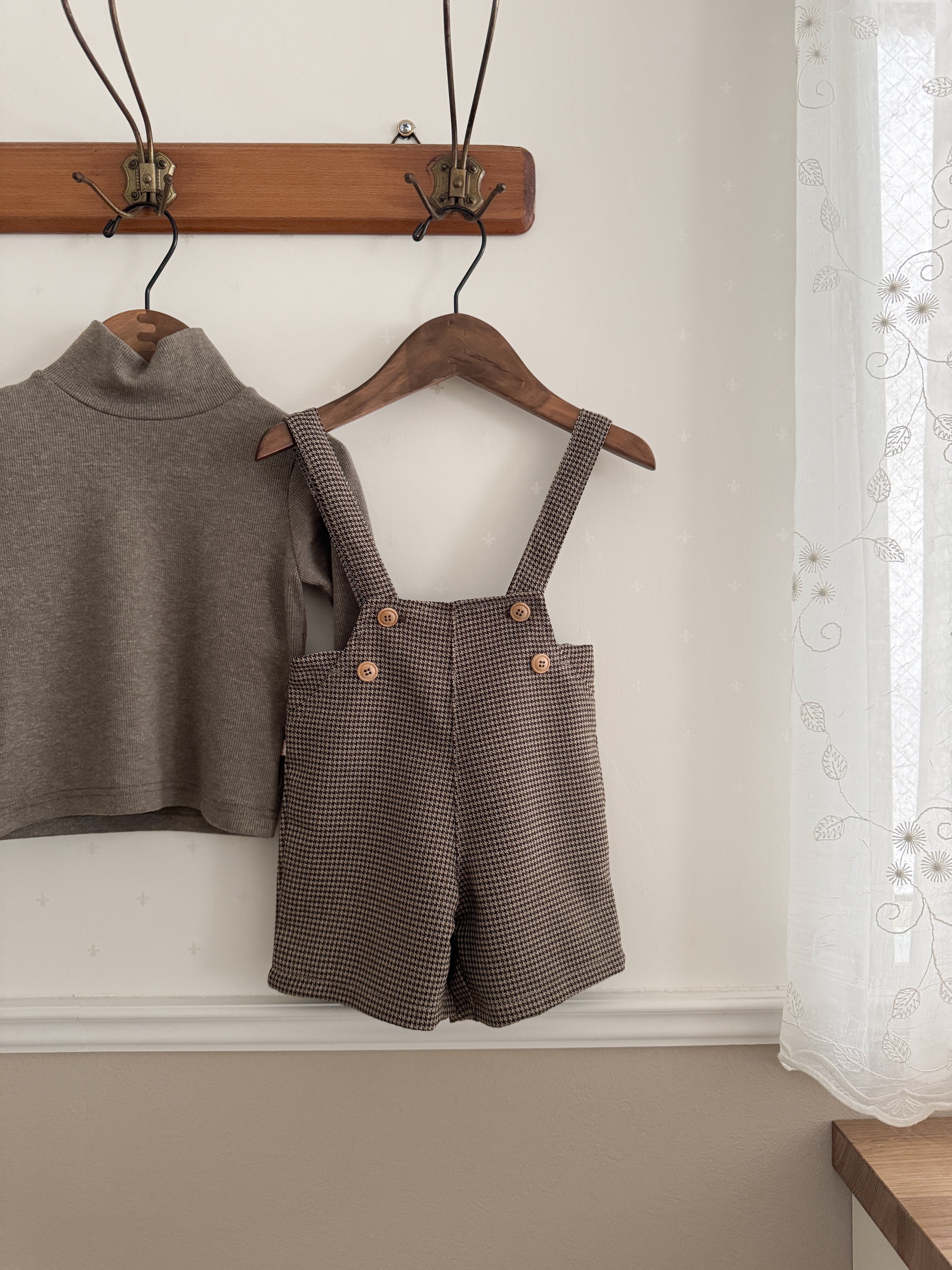 ［monbebe × Noeul.］Opeliére short salopette