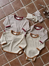 ［thelala］Multi stripe tee
