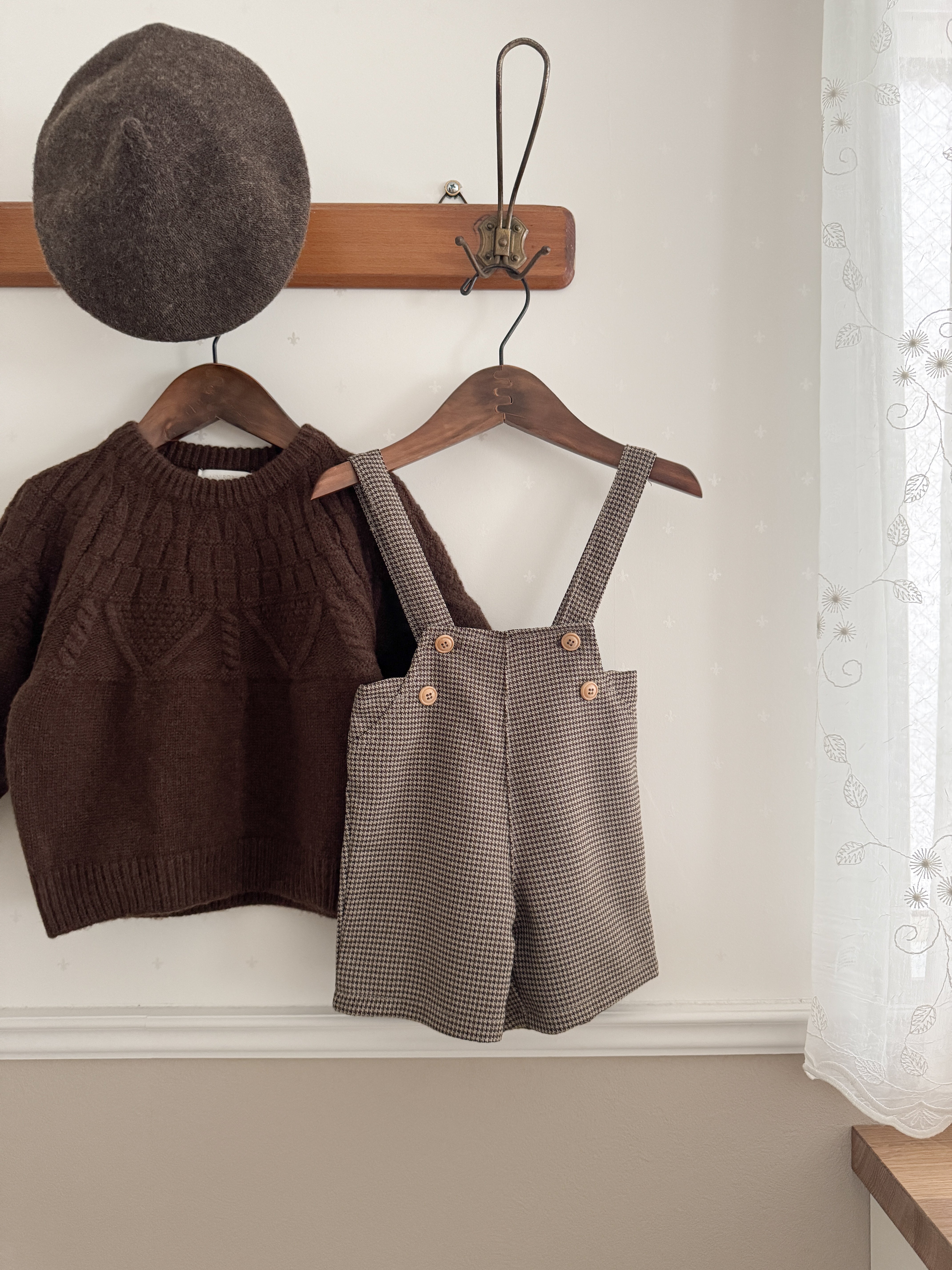 ［monbebe × Noeul.］Opeliére short salopette