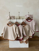 ［thelala］Multi stripe tee