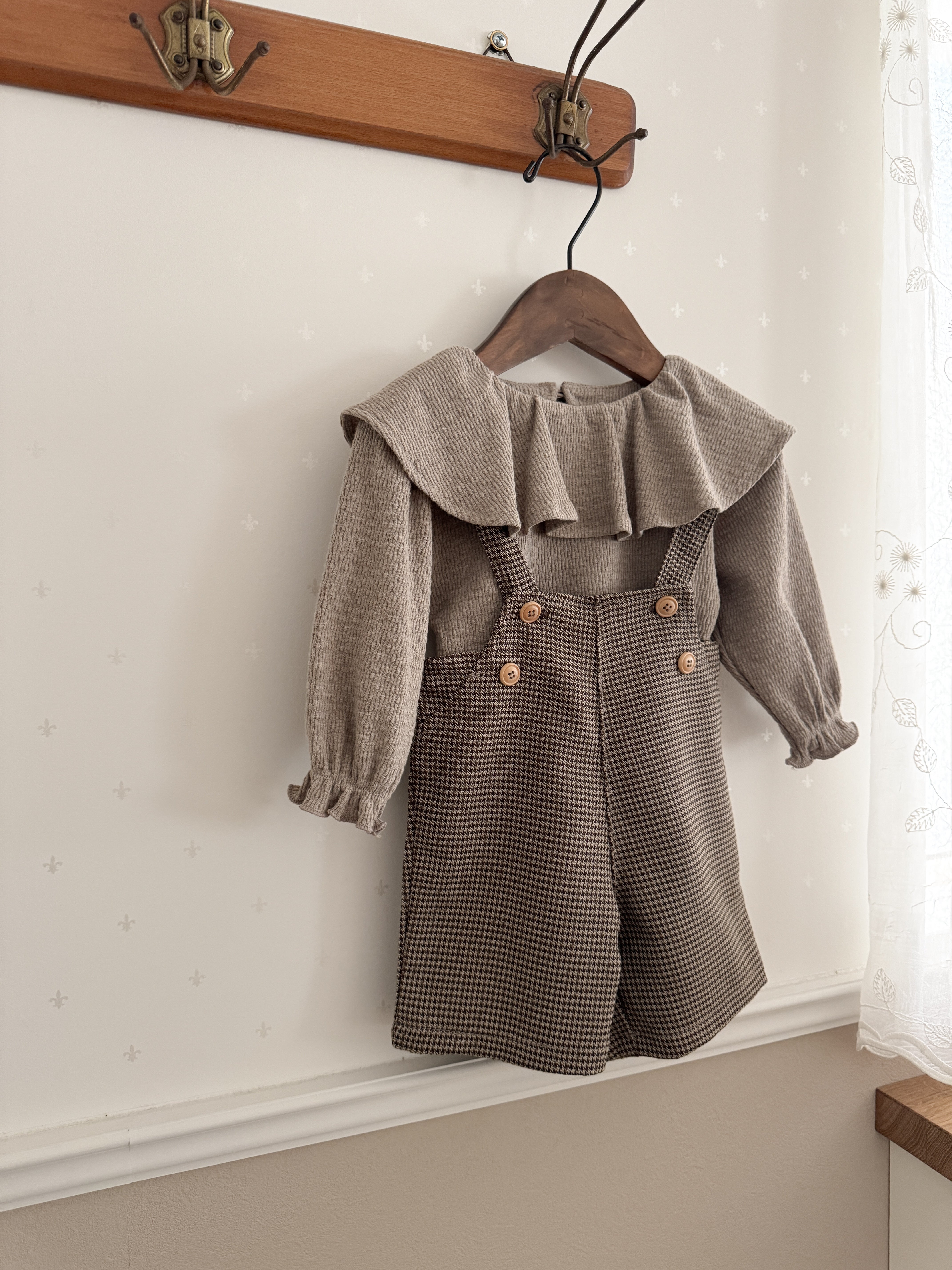 ［monbebe × Noeul.］Opeliére short salopette