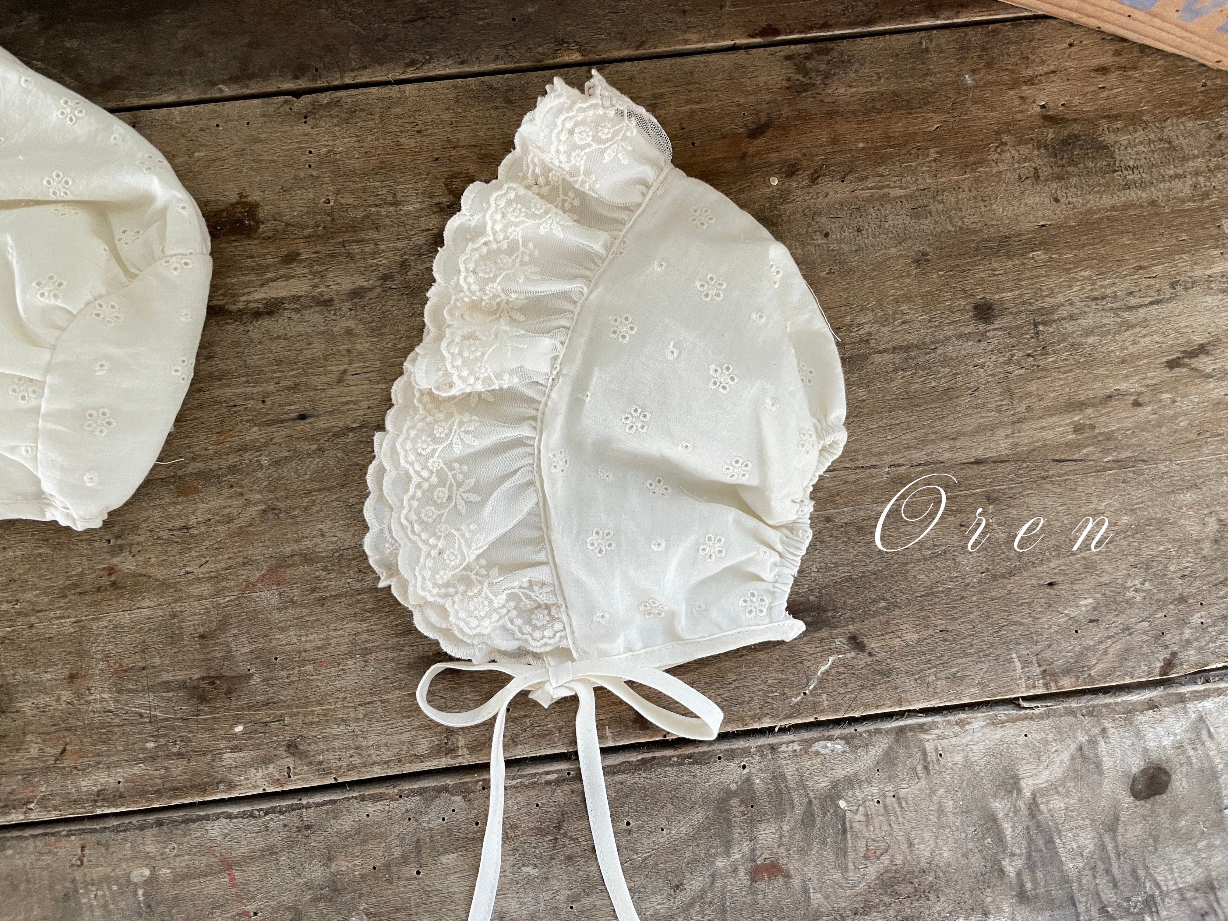 ［OREN］Selly lace bonnet