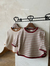 ［thelala］Multi stripe tee