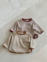 ［thelala］Multi stripe tee