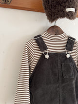 Soft stripe half neck tops (baby & kids)