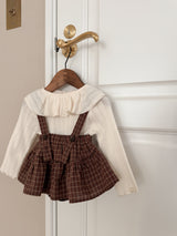 Anna ruffle collar tops