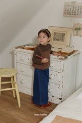 ［mon Atelier］Flap denim pants