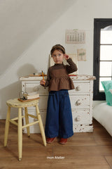 ［mon Atelier］Flap denim pants