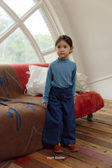 ［mon Atelier］Flap denim pants