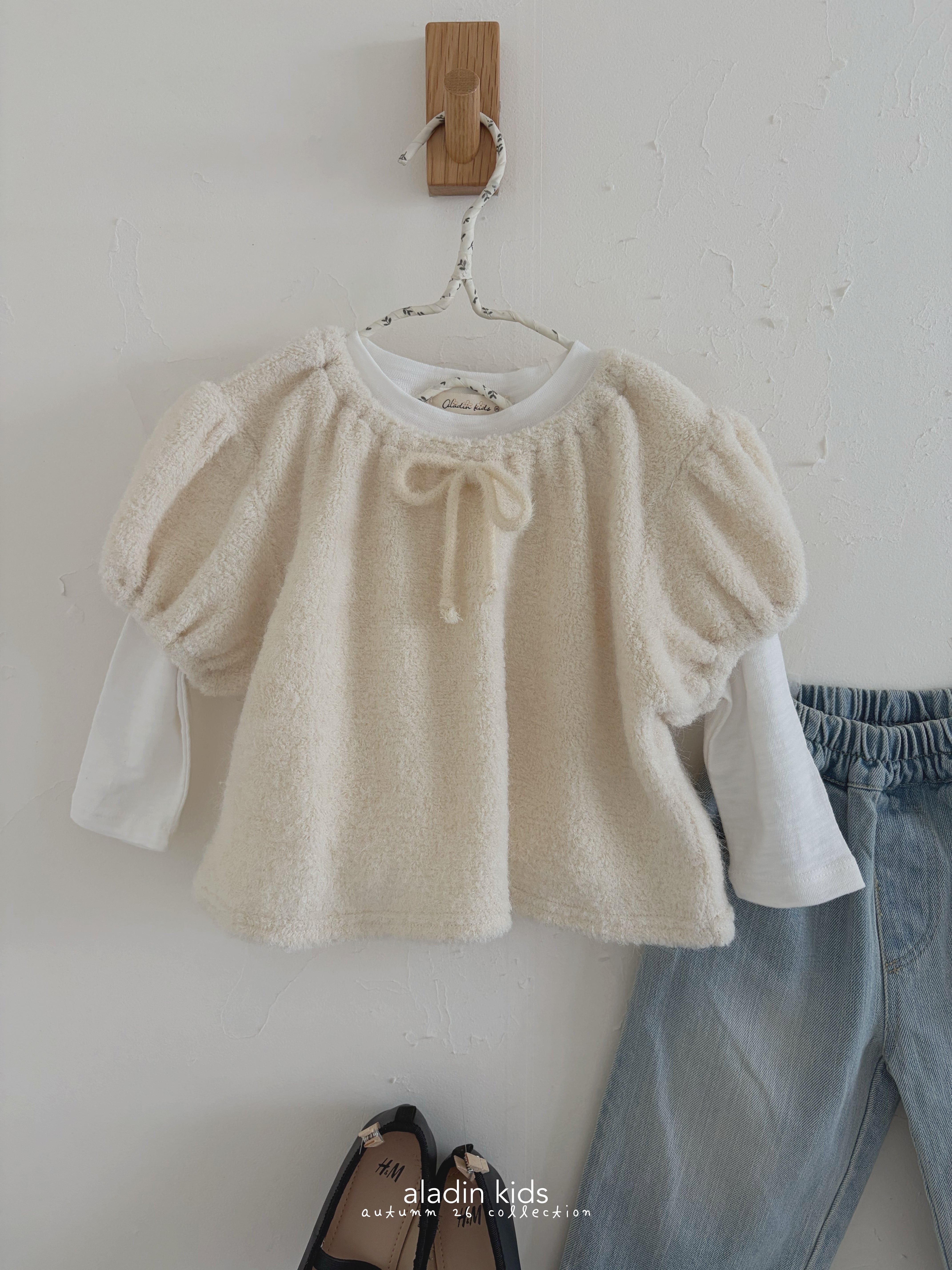［aladin］Ante knit puff tops