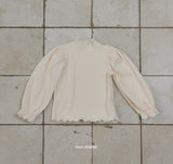 ［mon Atelier］Mellow rib puff tops