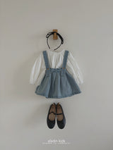 ［aladin］Pleats suspender skirt
