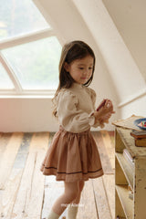 ［mon Atelier］Mellow rib puff tops