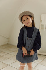 ［mon Atelier］Double button one-piece