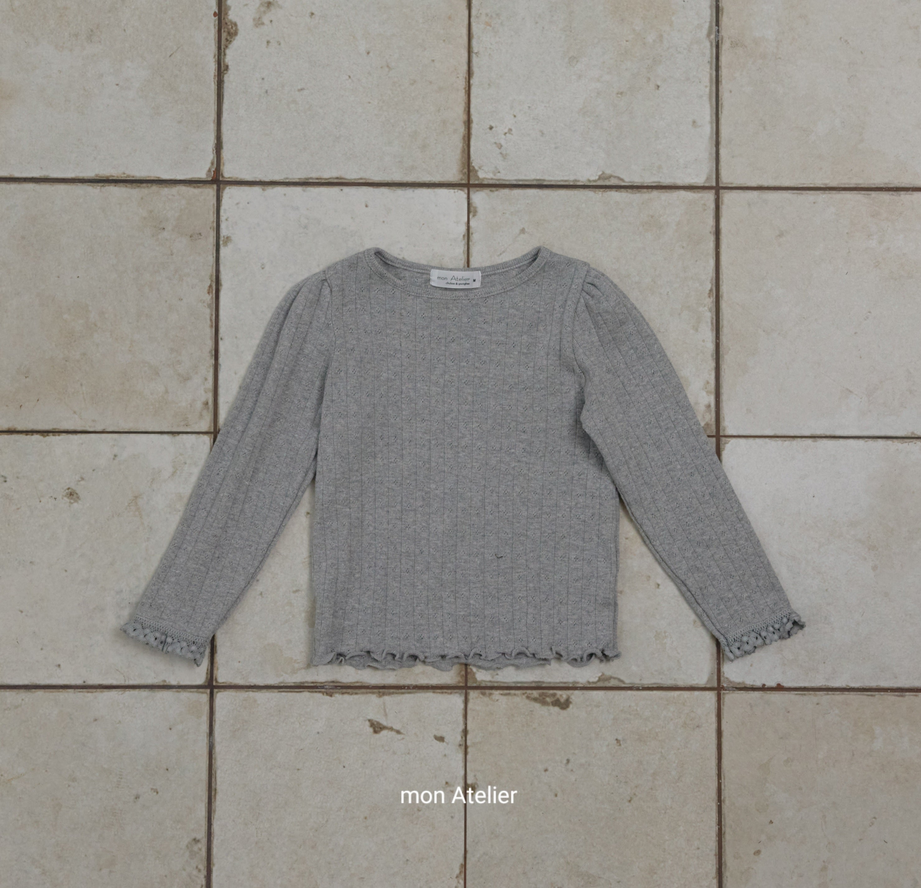 ［mon Atelier］Moly lace tee